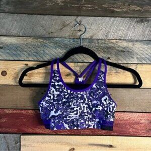 Under Armour Purple Sports Bra Size‎ Youth Medium​